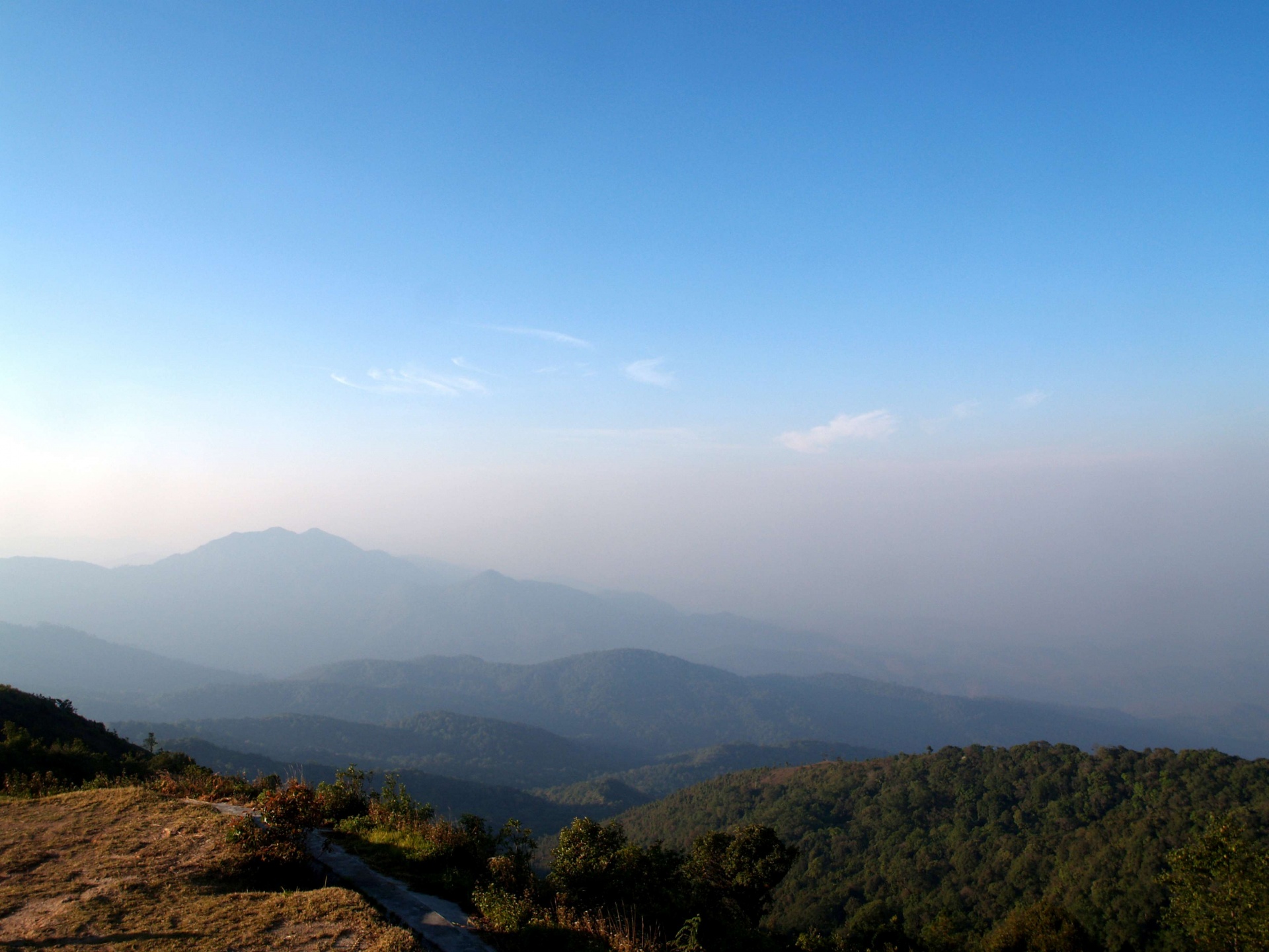 Thailand Doi Inthanon National Park Mountains Wallpapers