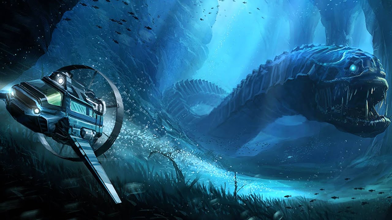 Игры вода монстру. Морские чудовища. Подводные монстры. Глубины океана чудовища. Гигантские подводные существа.