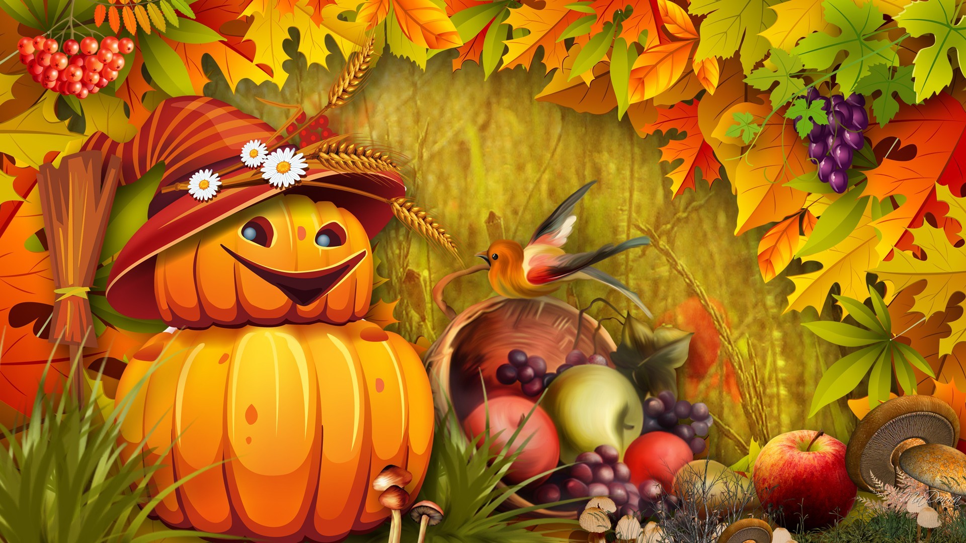 Thanksgiving Pumpkin Pictures Wallpapers