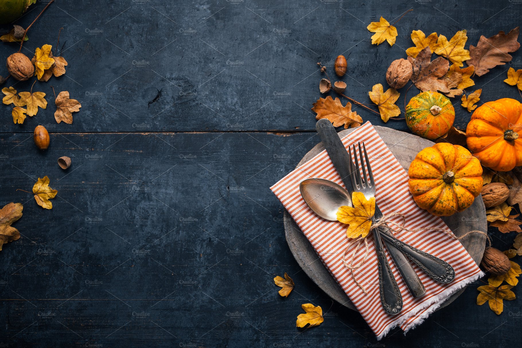 Thanksgiving Table Background