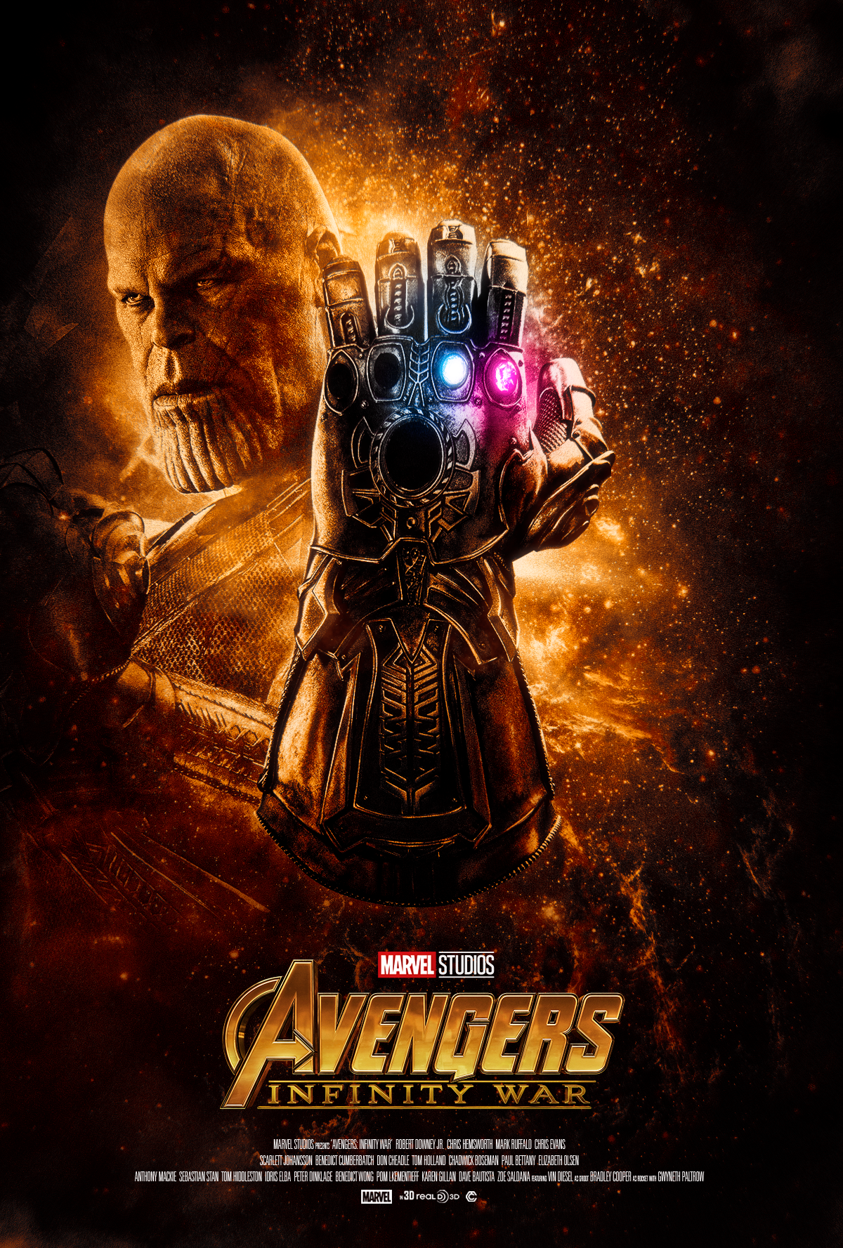 Thanos Avengers Infinity War Poster Wallpapers