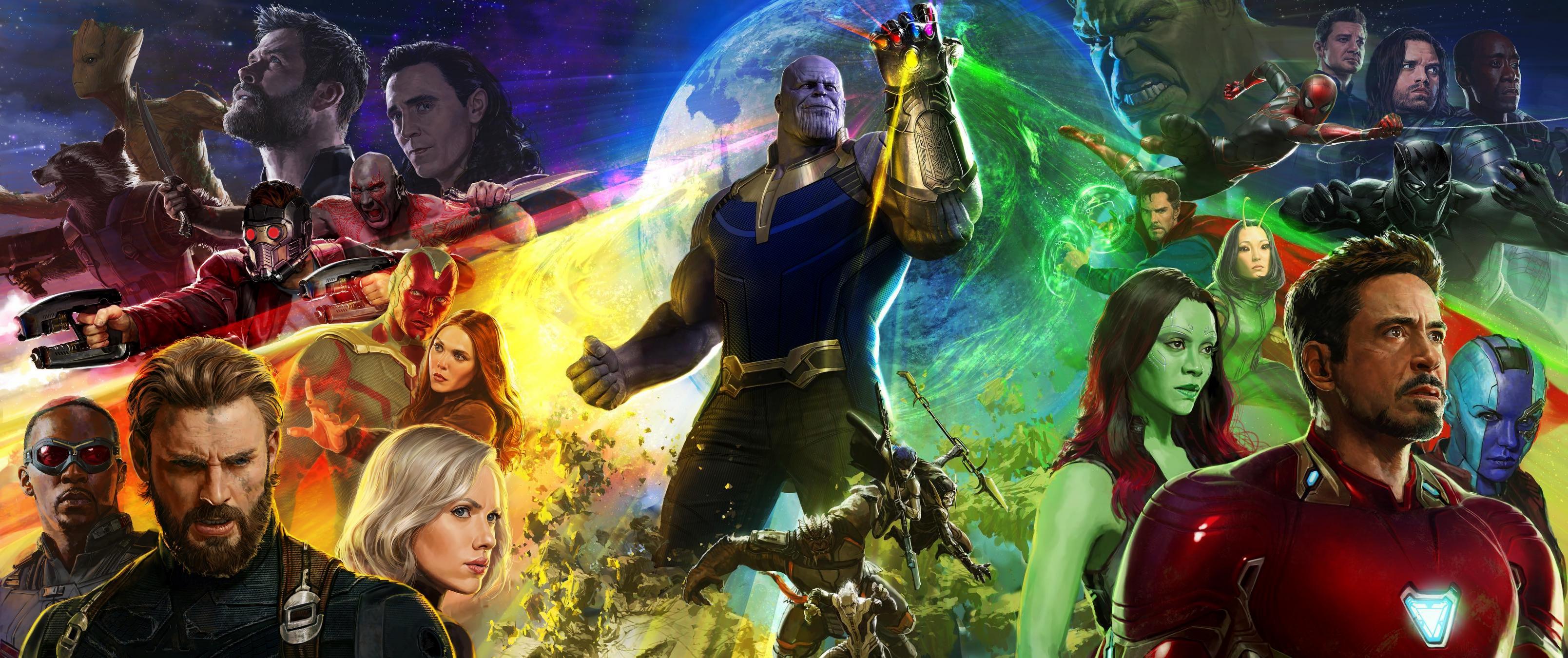 Thanos Avengers Infinity War Poster Wallpapers