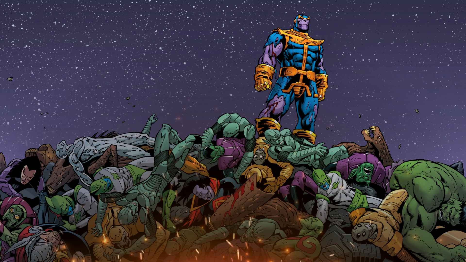 Thanos Comic Book Marvel Wallpapers