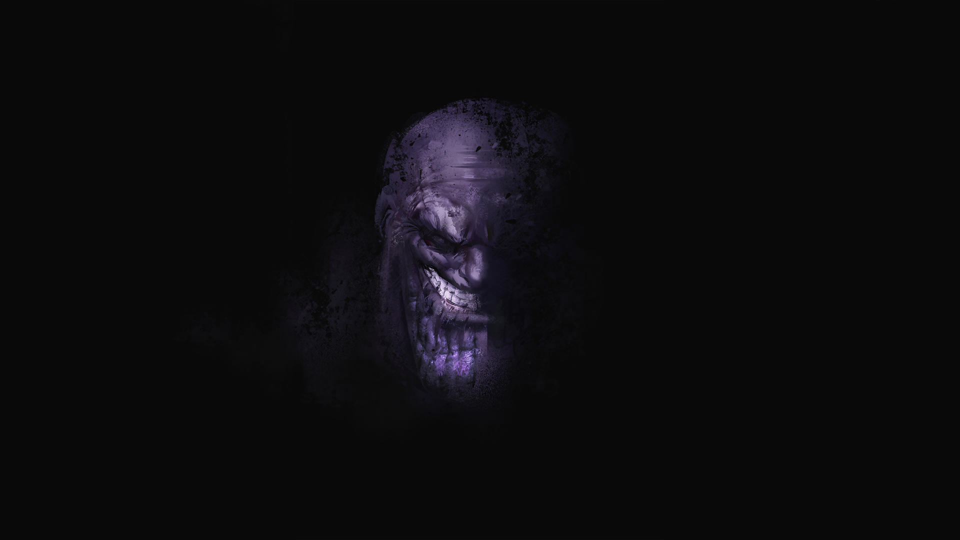 Thanos Dark Minimal 4K 2020 Wallpapers