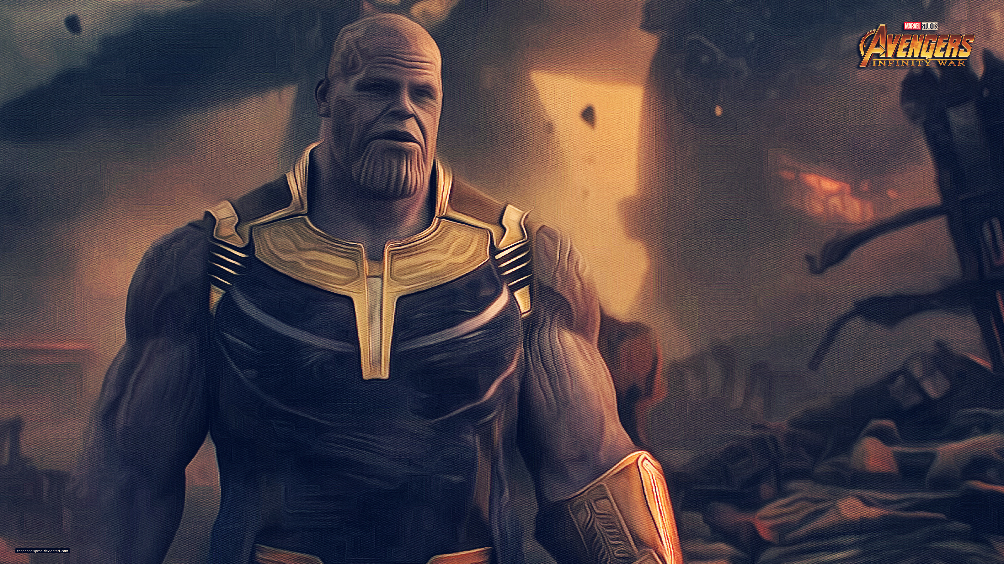 Thanos In Avengers Infinity War Wallpapers