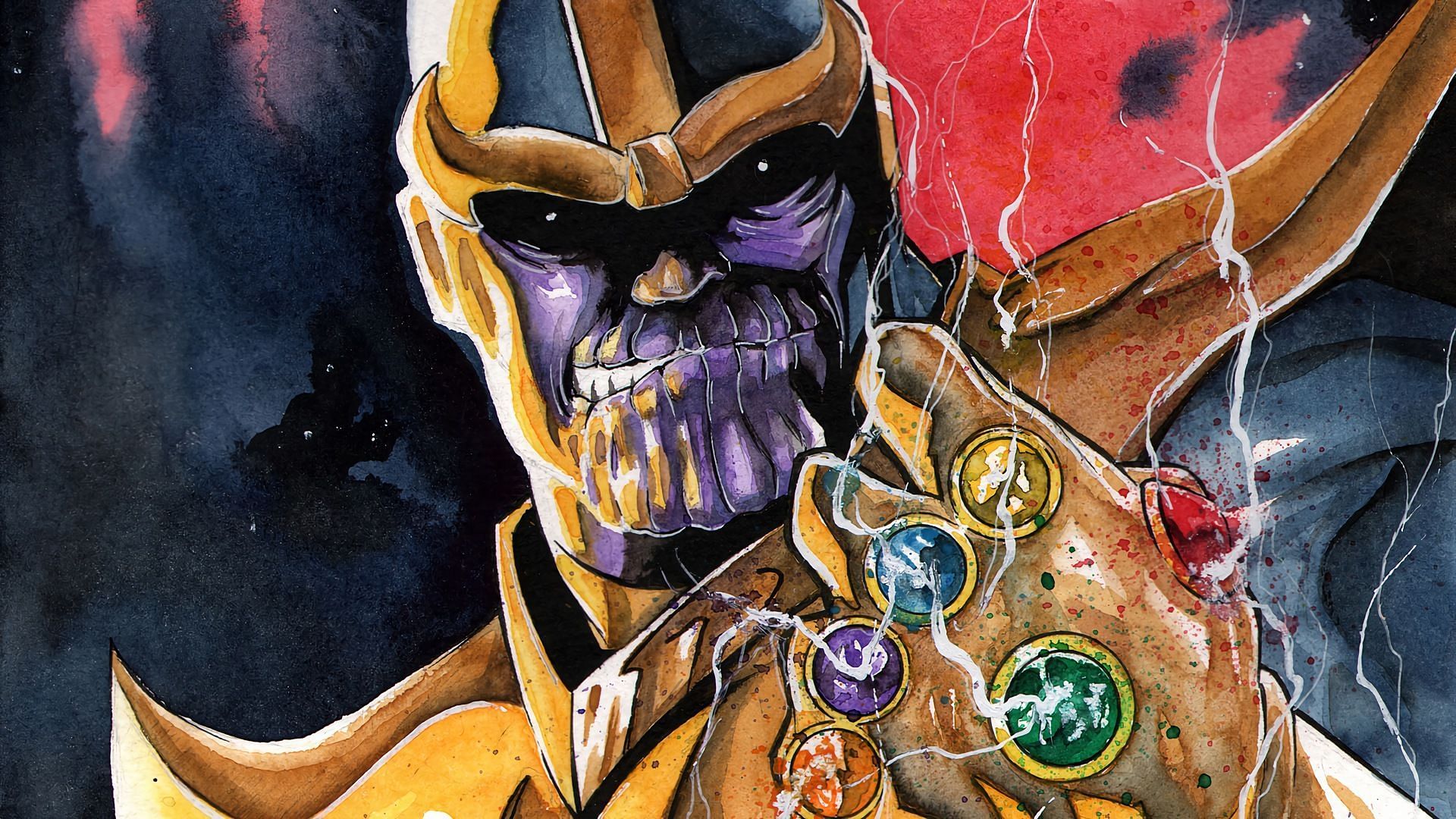 Thanos Infinity Stone Artwork Wallpapers