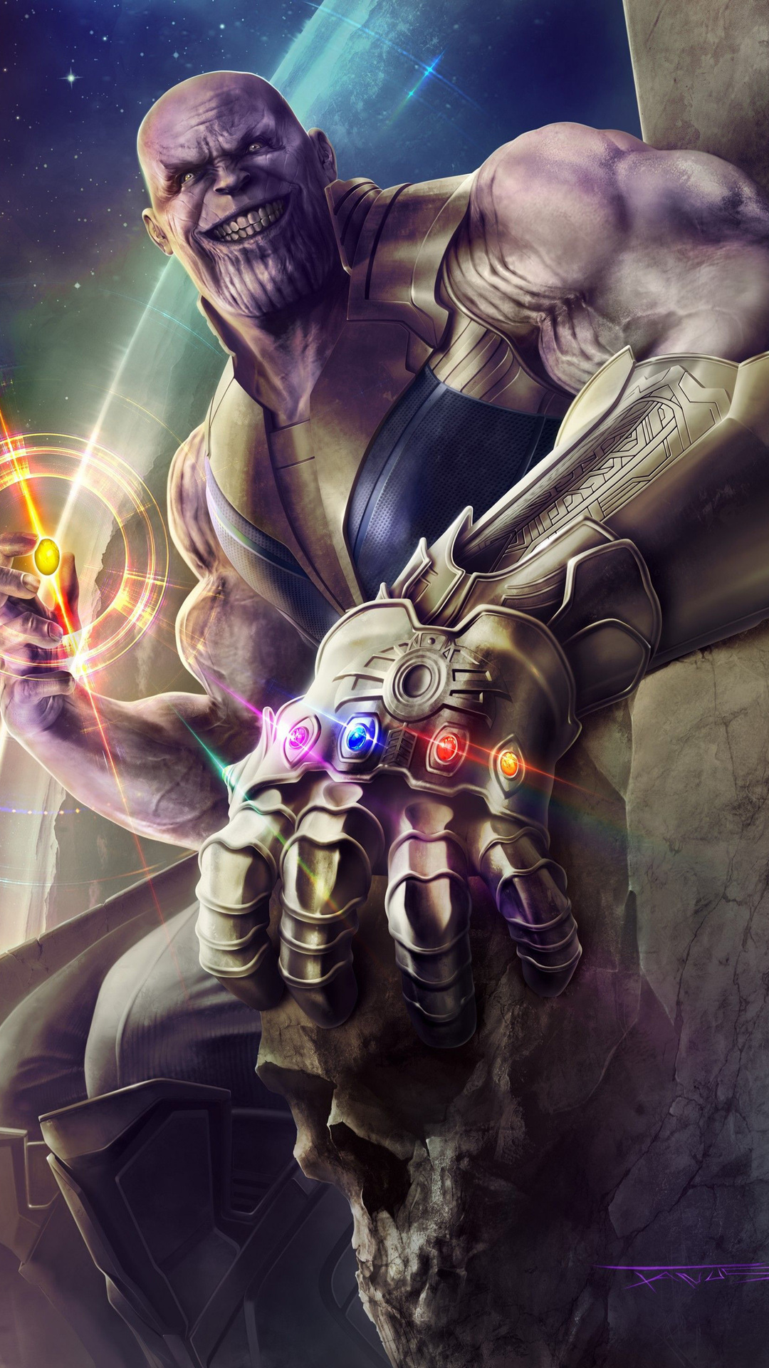 Thanos Infinity Stone Artwork Wallpapers