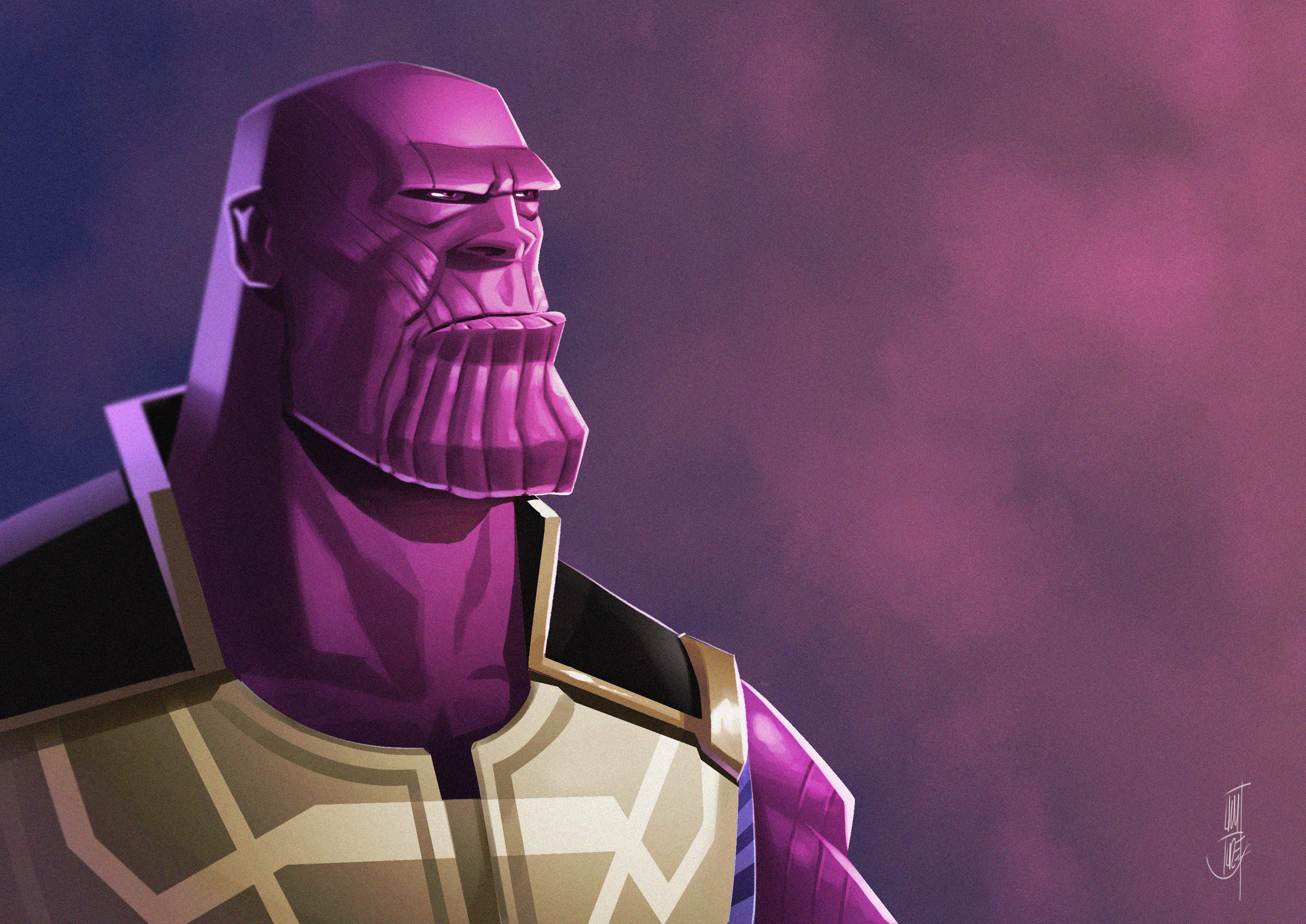 Thanos Infinity War Art Wallpapers