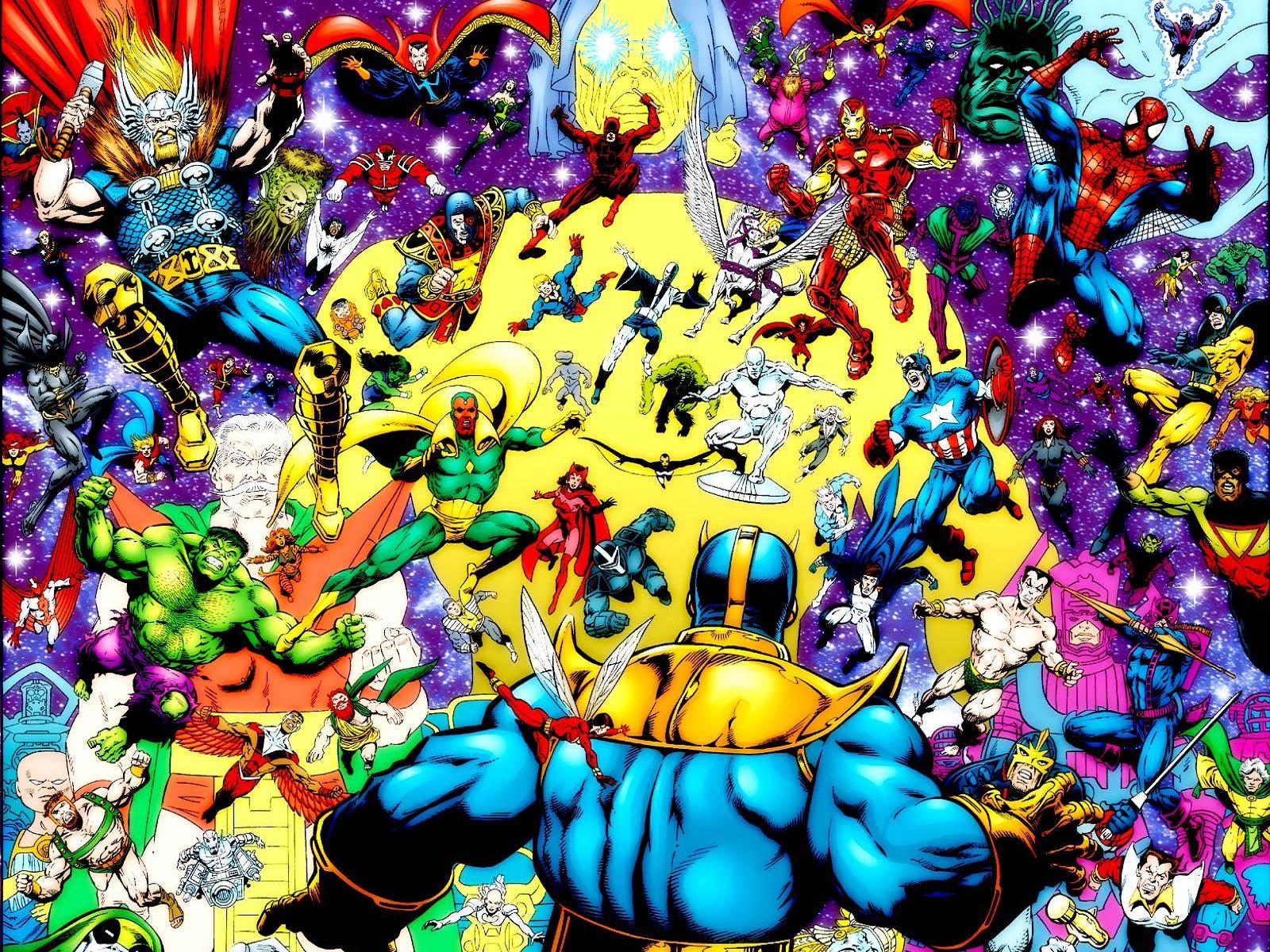 Thanos Marvel Comic Art Wallpapers