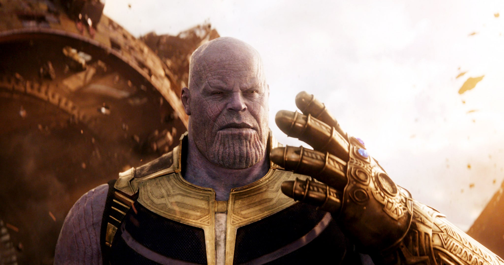 Thanos Sitting In Avengers Endgame Wallpapers