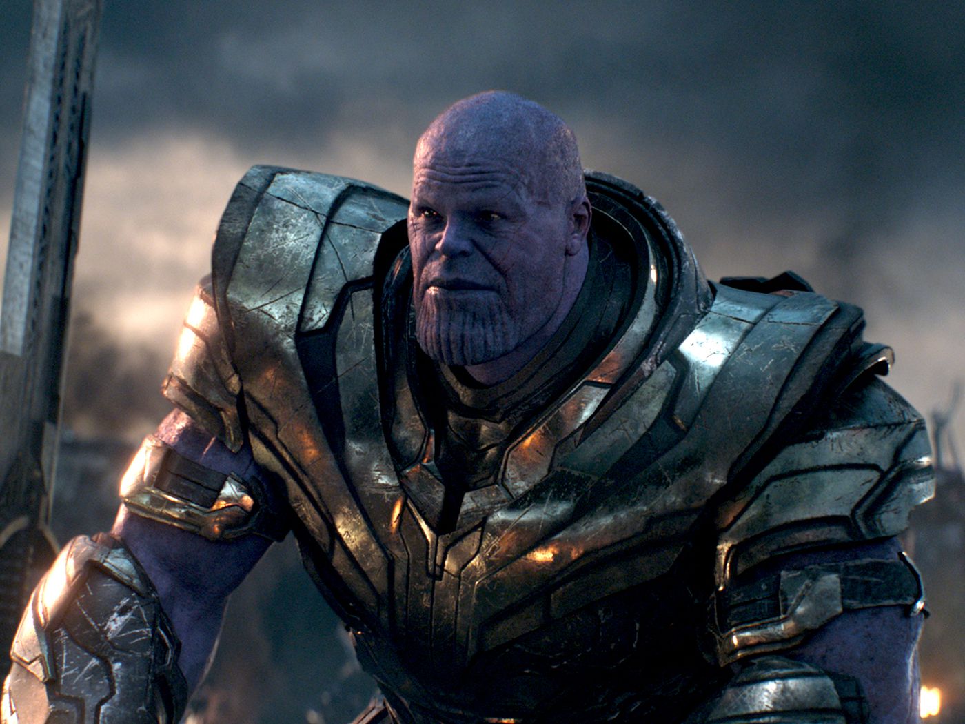 Thanos Sitting In Avengers Endgame Wallpapers