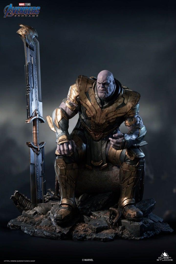 Thanos Sitting In Avengers Endgame Wallpapers