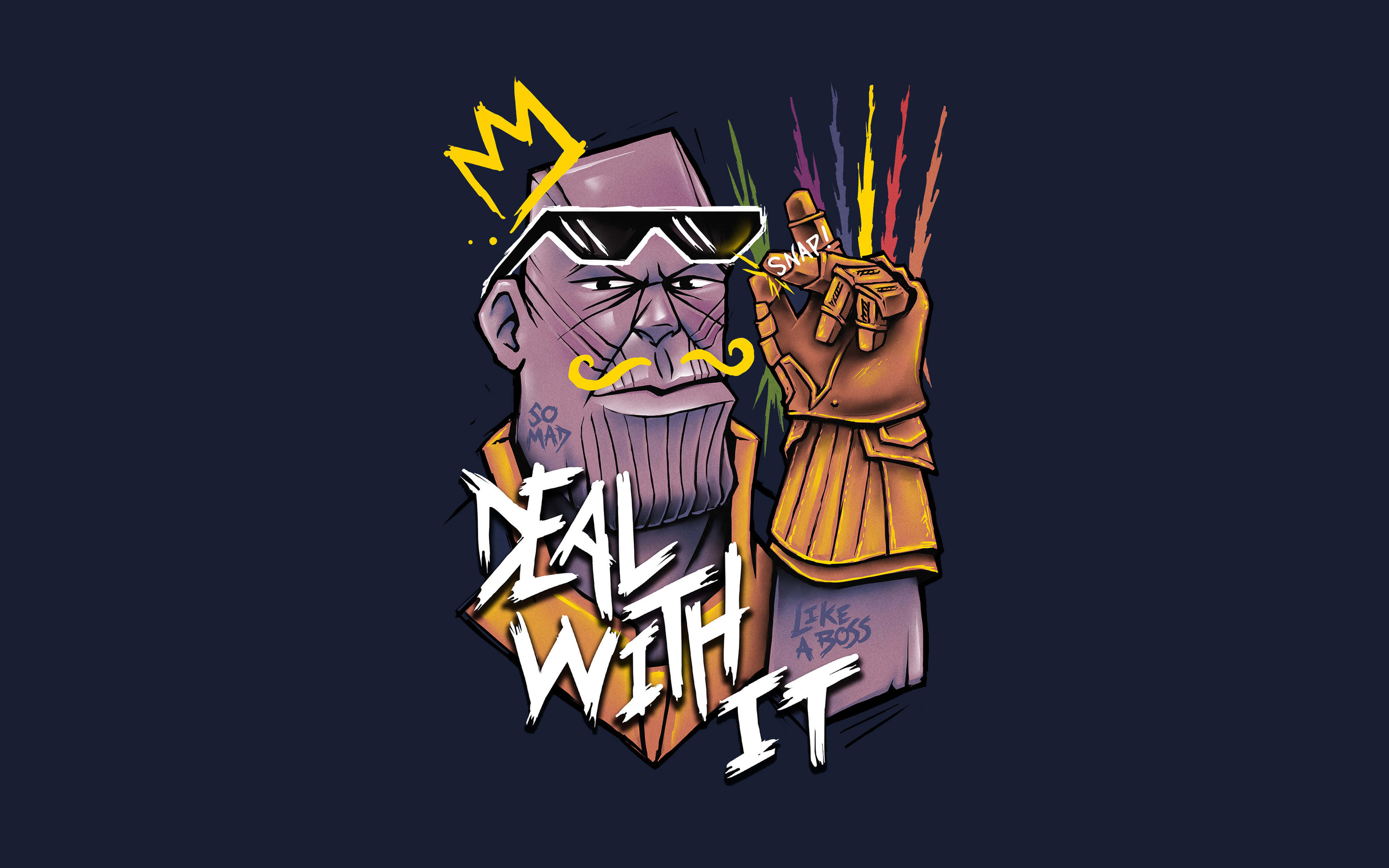 Thanos Smiling Wallpapers