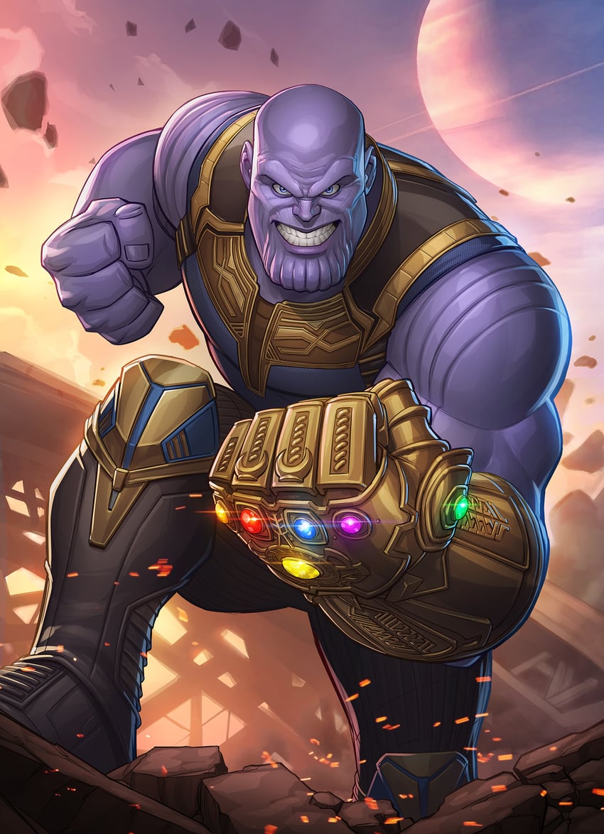 Thanos Smiling Wallpapers