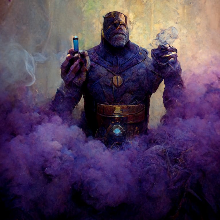 Thanos Smoking Wallpapers