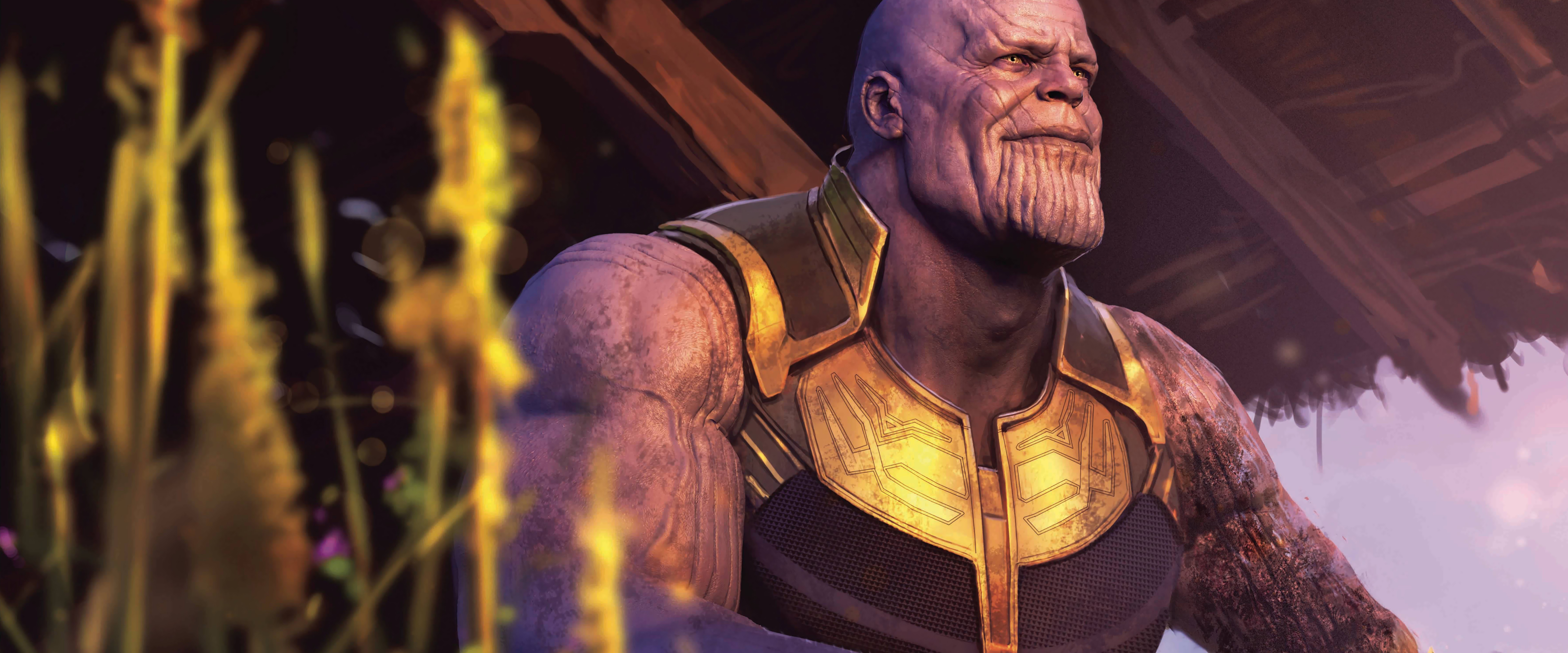 Thanos Split Duality Infinity War Artwork Wallpapers