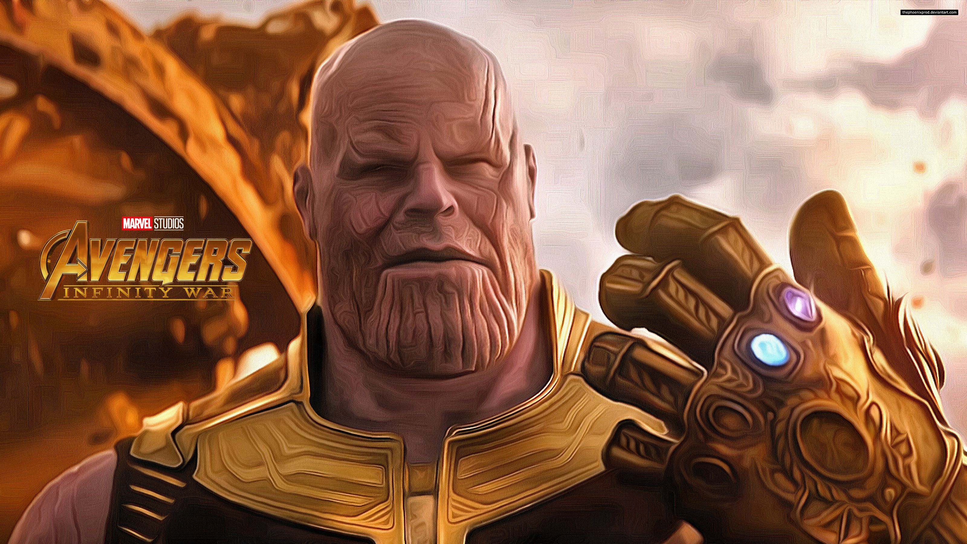 Thanos Split Duality Infinity War Artwork Wallpapers