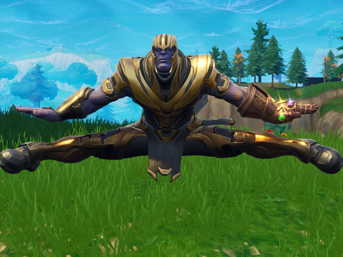 Thanos The Mad Titan Fortnite Wallpapers