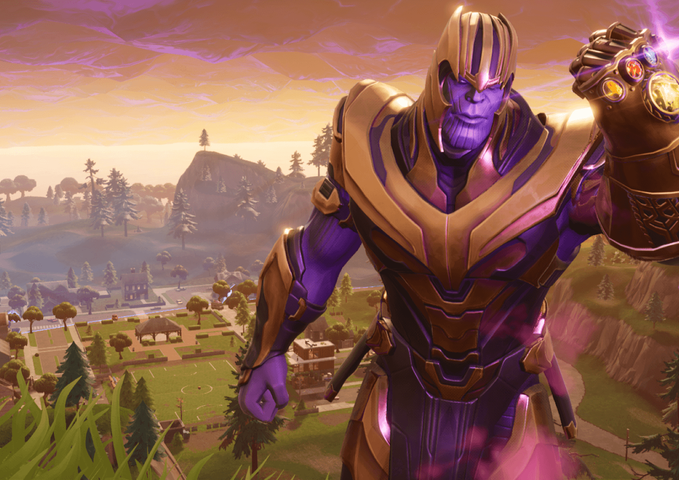 Thanos The Mad Titan Fortnite Wallpapers