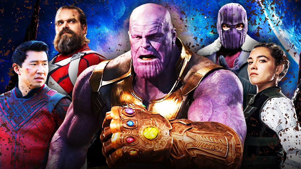 Thanos Vs Mcu Superheroes Wallpapers