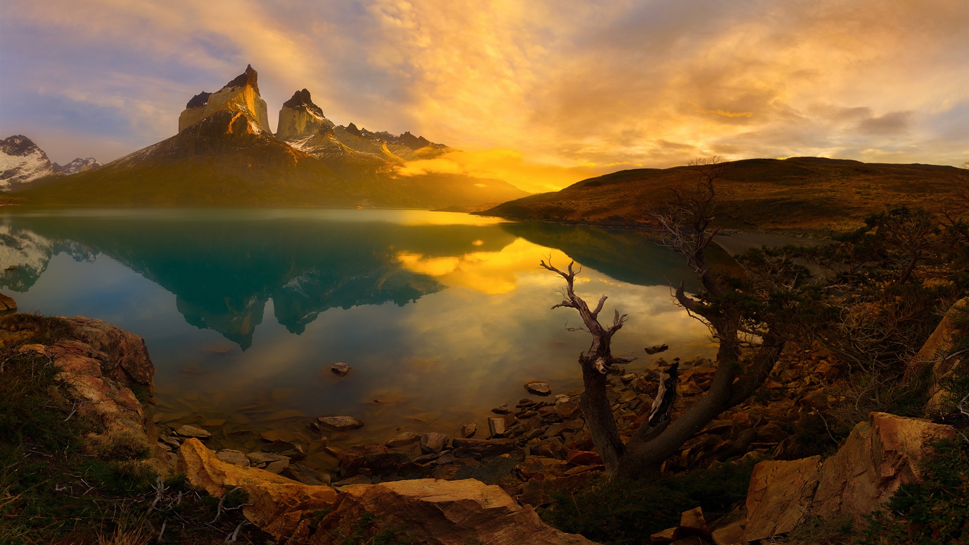 The Andean Mountains At Sunrise Wallpapers