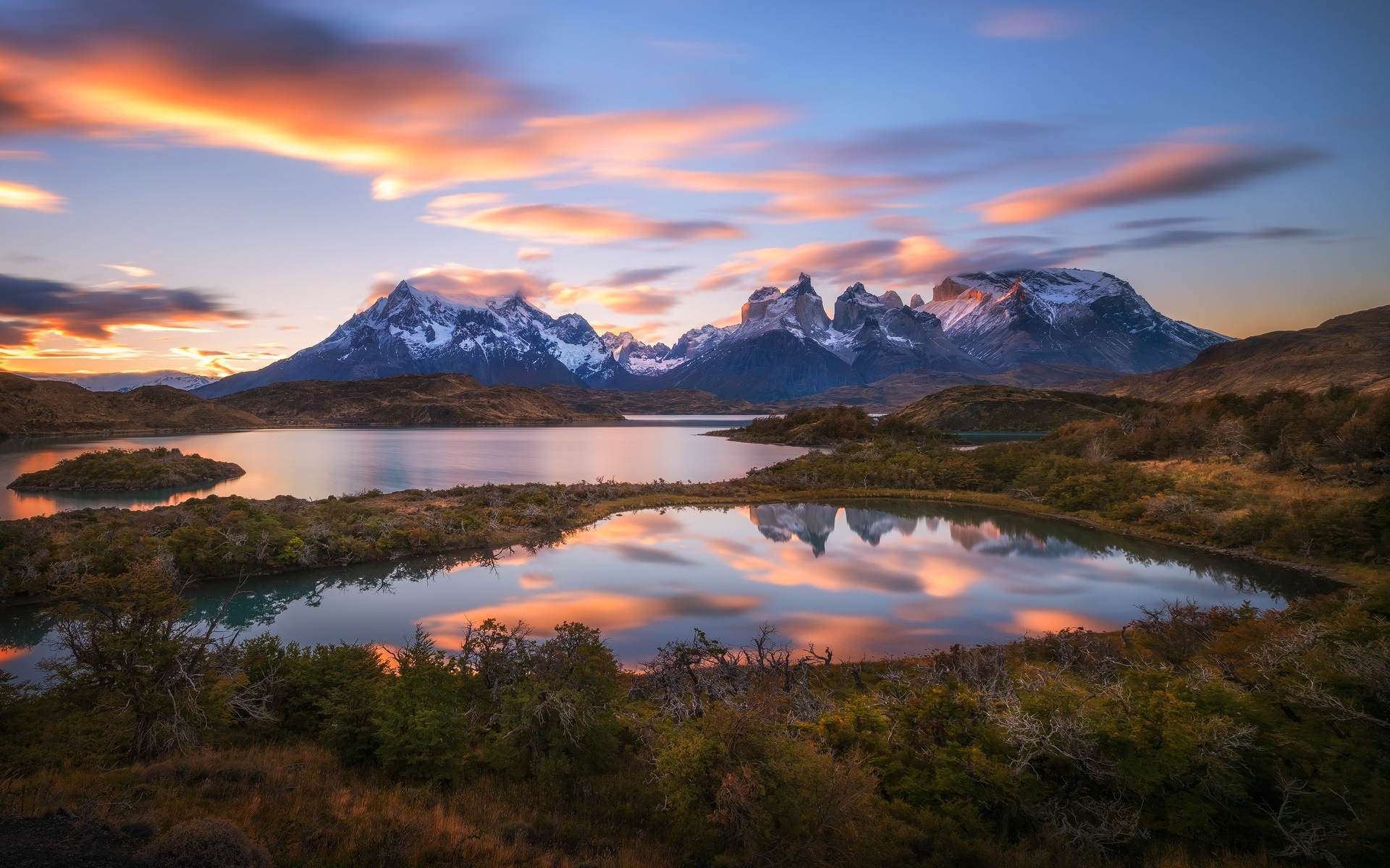 The Andean Mountains At Sunrise Wallpapers