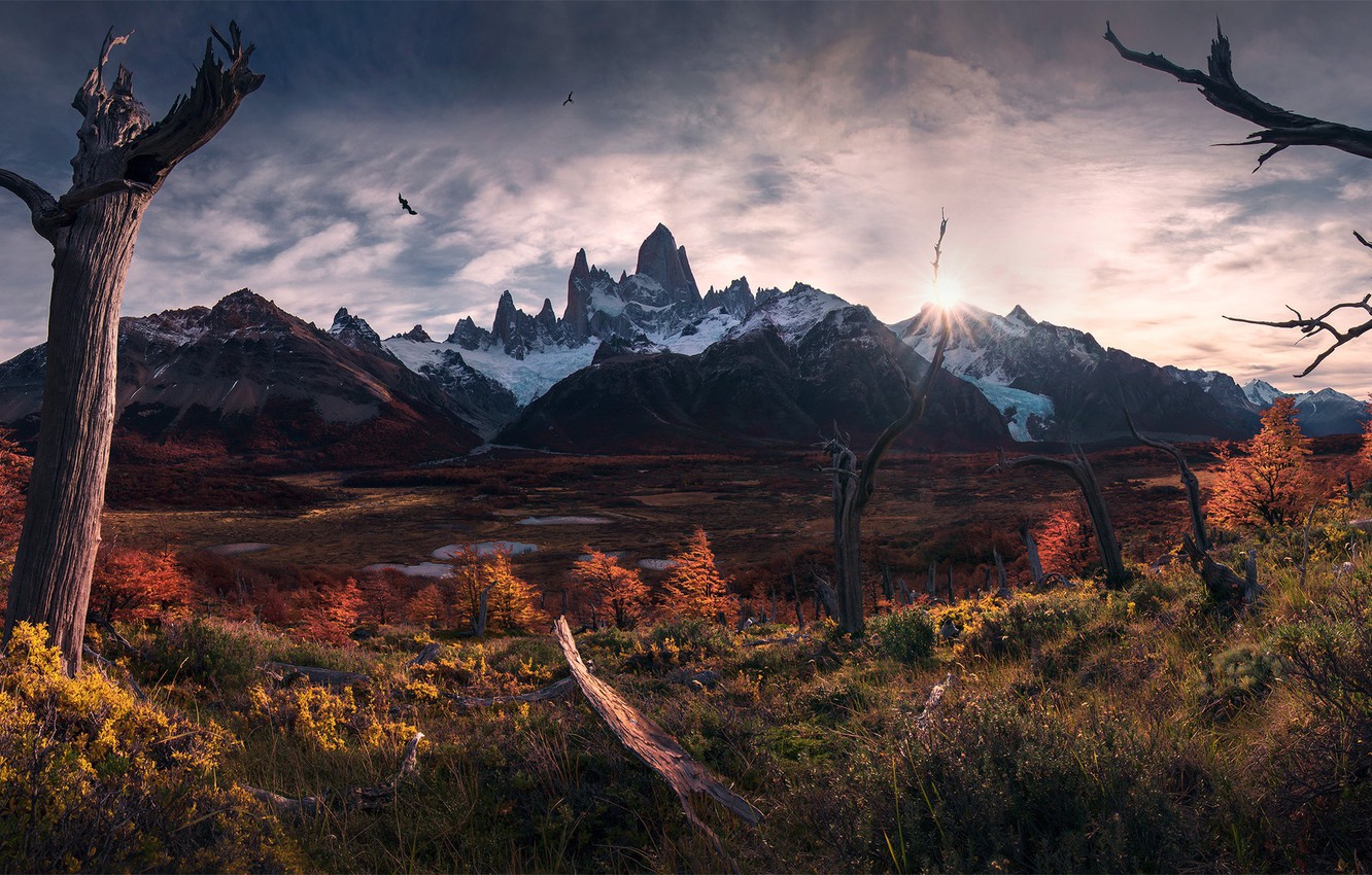 The Andean Mountains At Sunrise Wallpapers