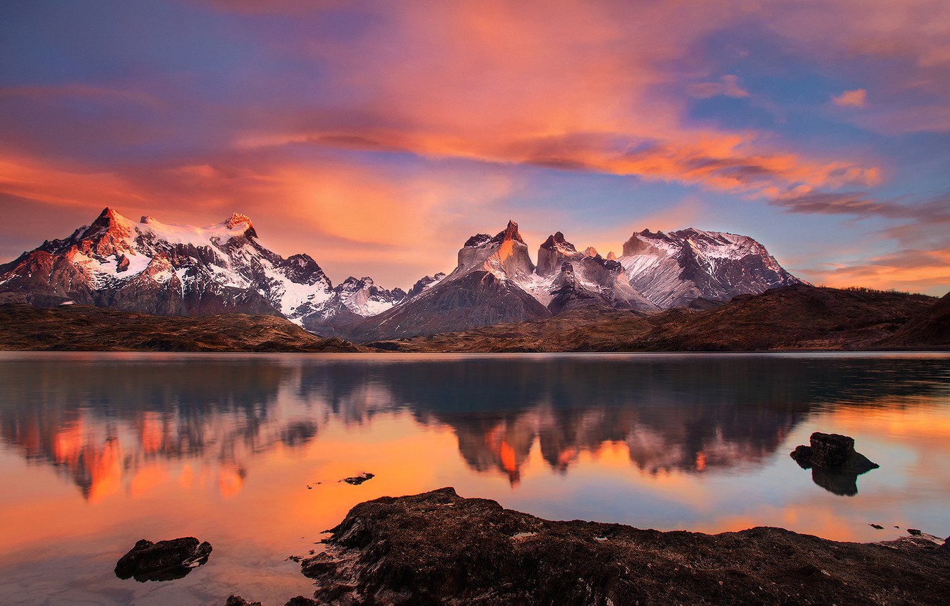 The Andean Mountains At Sunrise Wallpapers