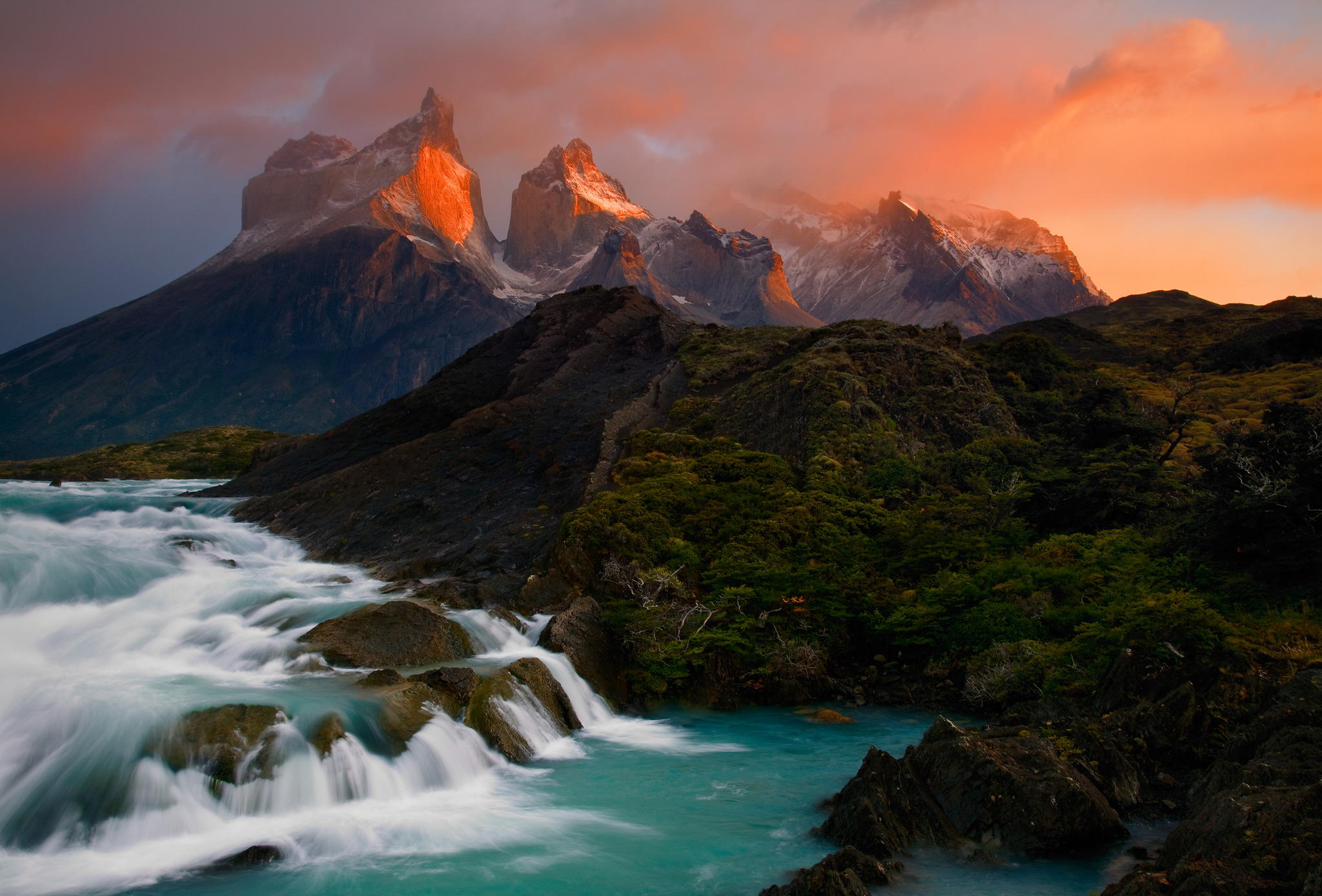 The Andean Mountains At Sunrise Wallpapers