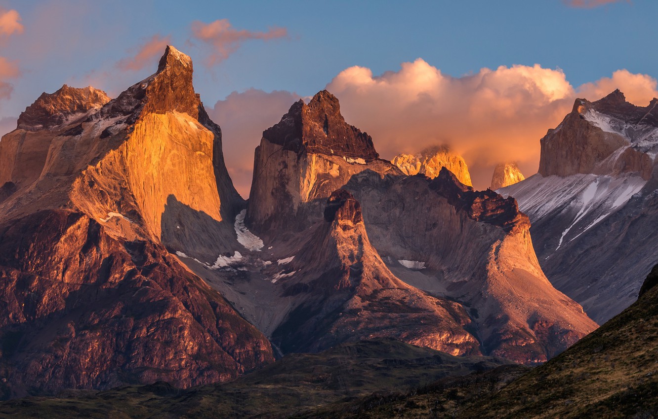 The Andean Mountains At Sunrise Wallpapers