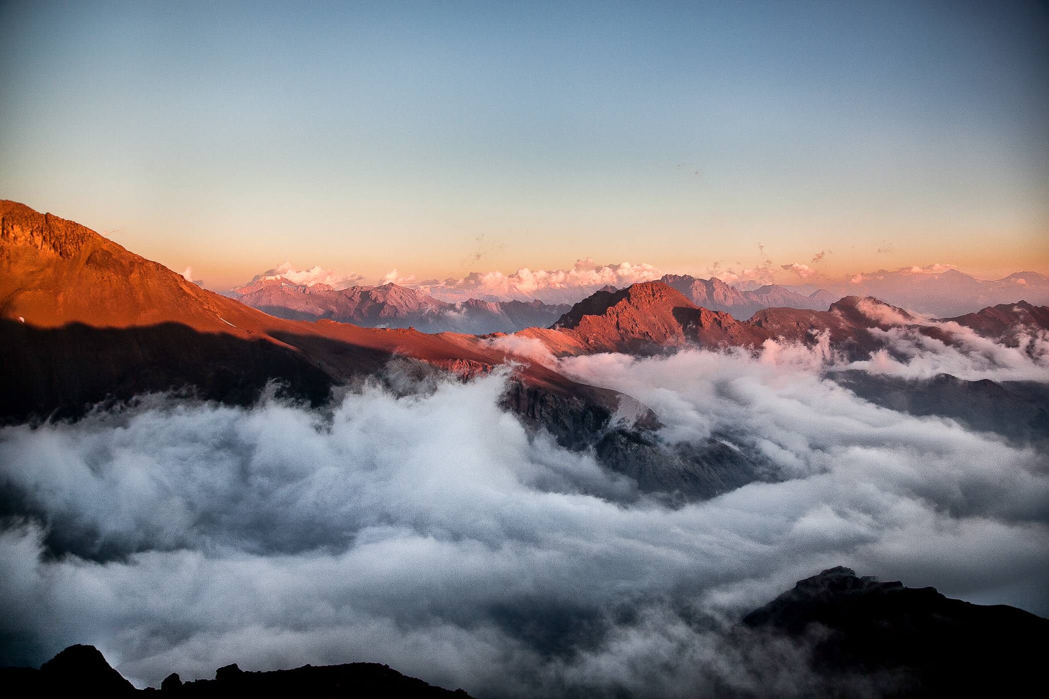 The Andean Mountains At Sunrise Wallpapers