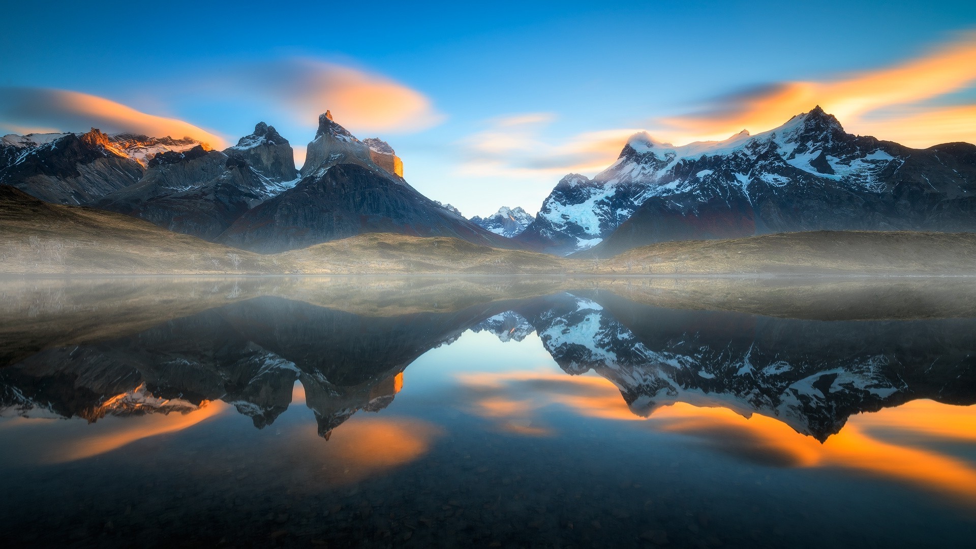 The Andean Mountains At Sunrise Wallpapers