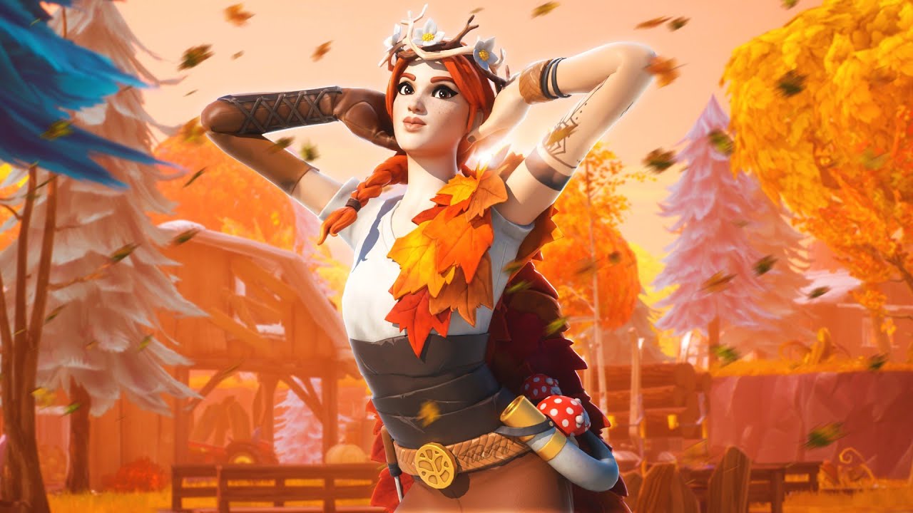 The Autumn Queen Fortnite Wallpapers