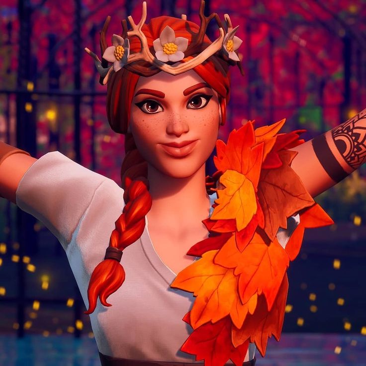 The Autumn Queen Fortnite Wallpapers