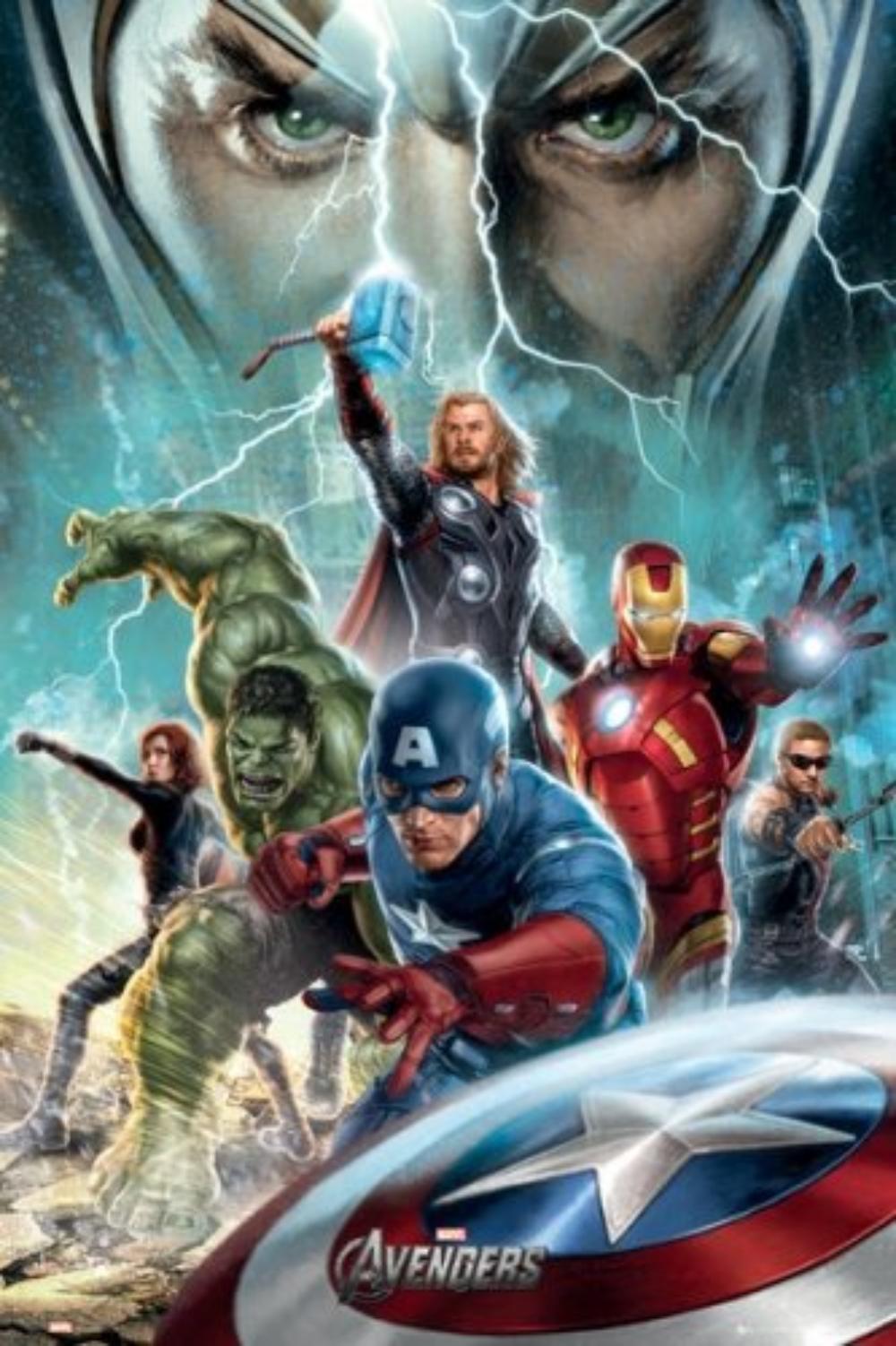 The Avengers Art Captain America, Iron Man, Thor, Black Widow And Hulk Wallpapers