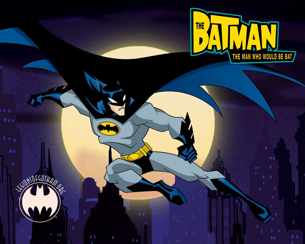 The Batman Cartoon Art Wallpapers