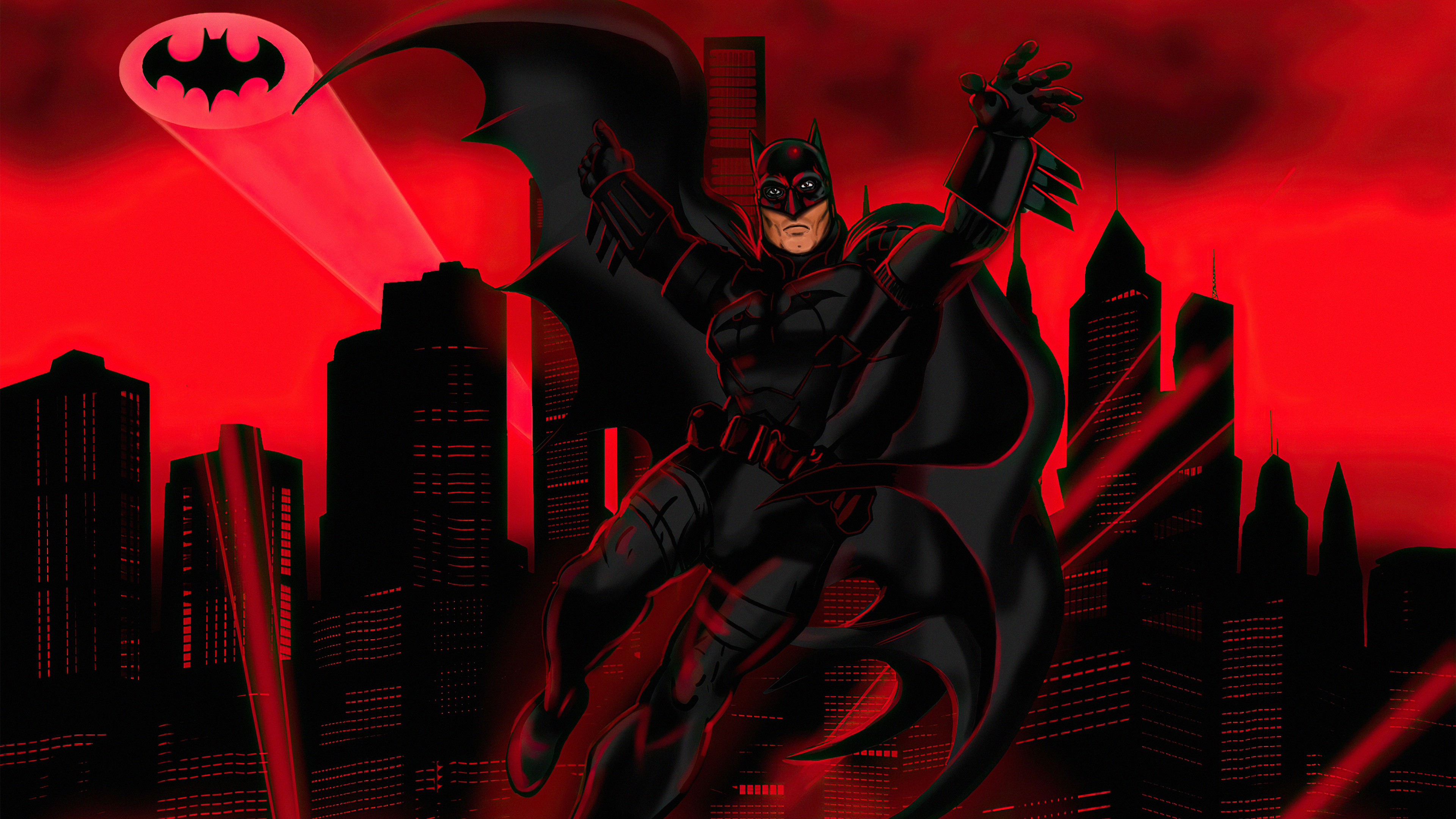 The Batman Hd Redart Wallpapers