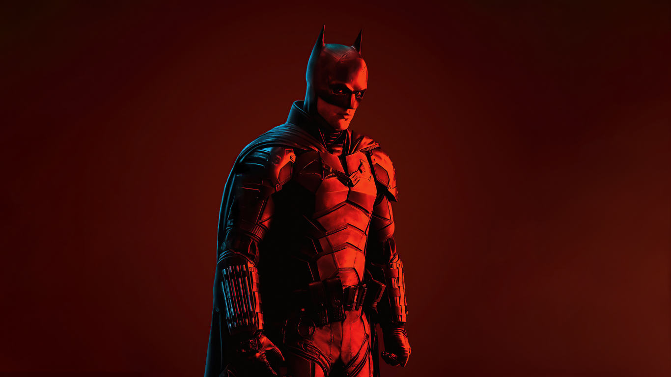 The Batman Movie Red Fan Poster Wallpapers