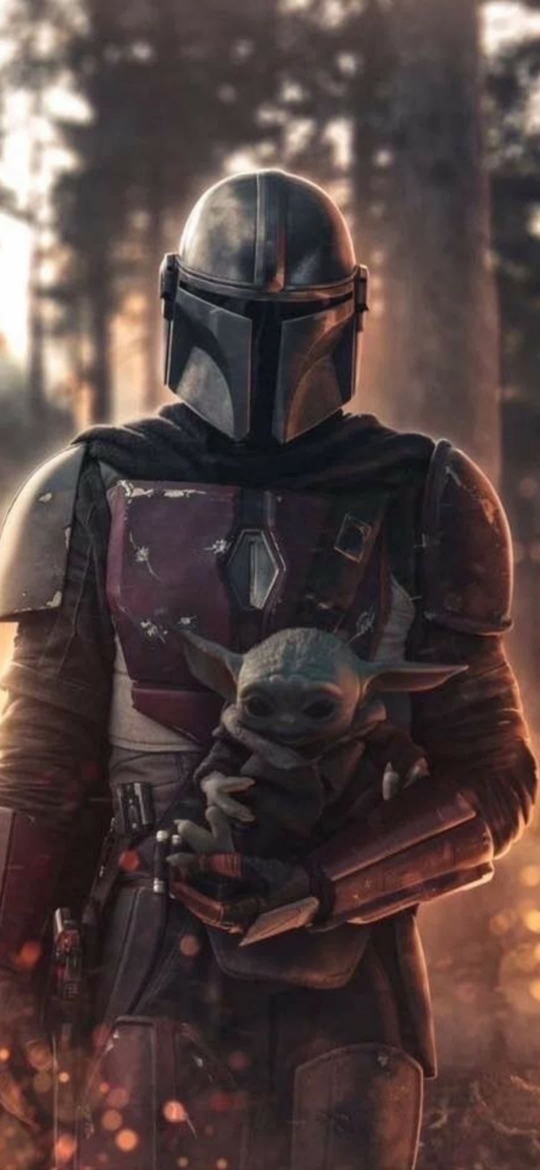 The Child And Mandalorian In Season 2 Wallpapers
