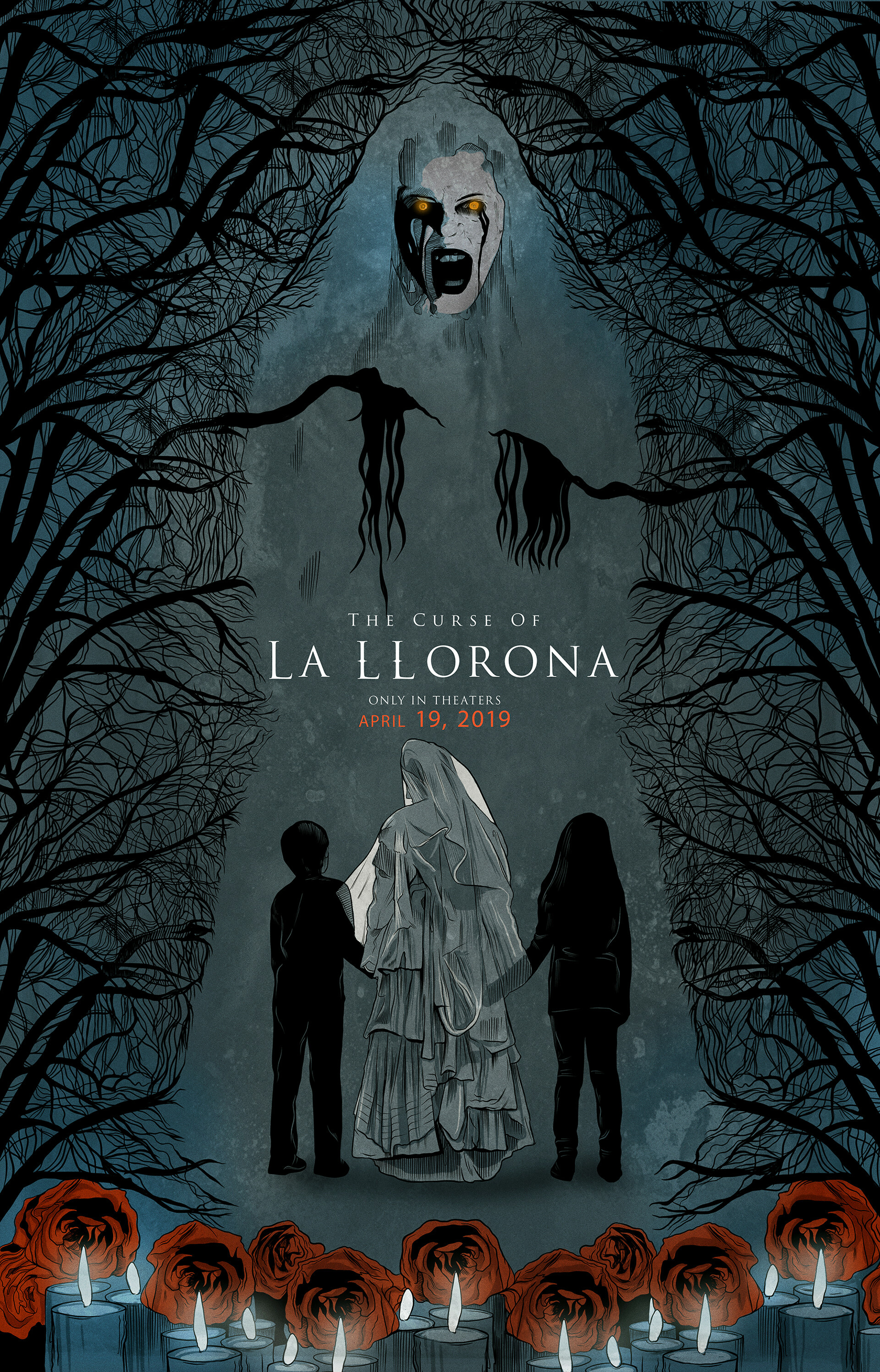 The Curse Of La Llorona Movie Minimal Art Wallpapers