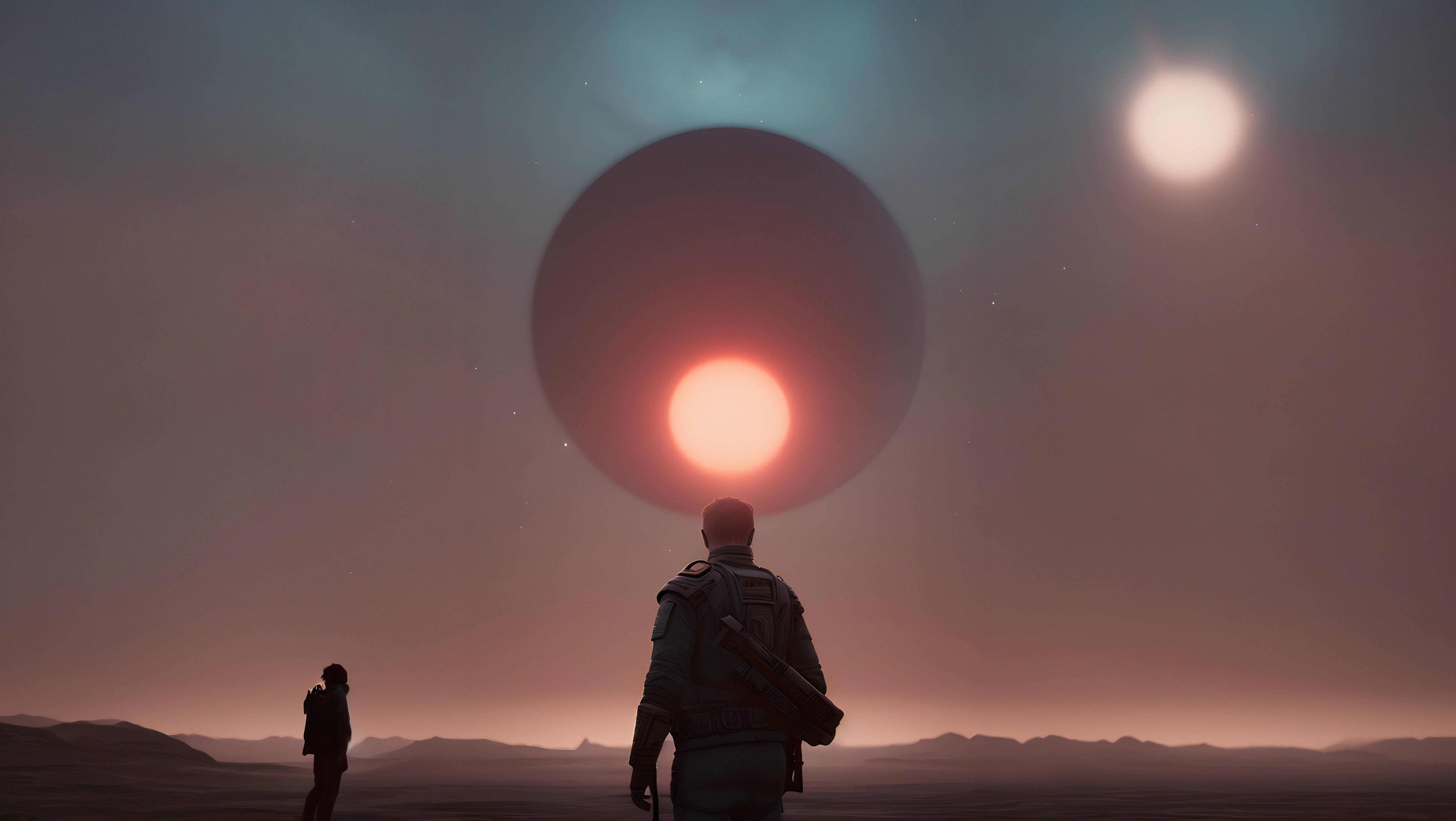 The Distant Red Sun Wallpapers