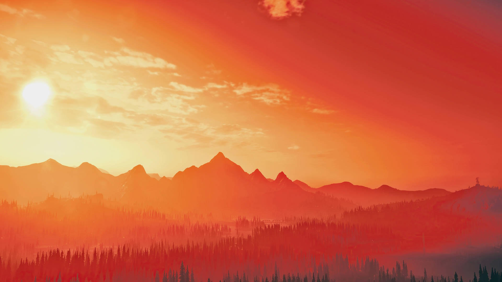 The Distant Red Sun Wallpapers