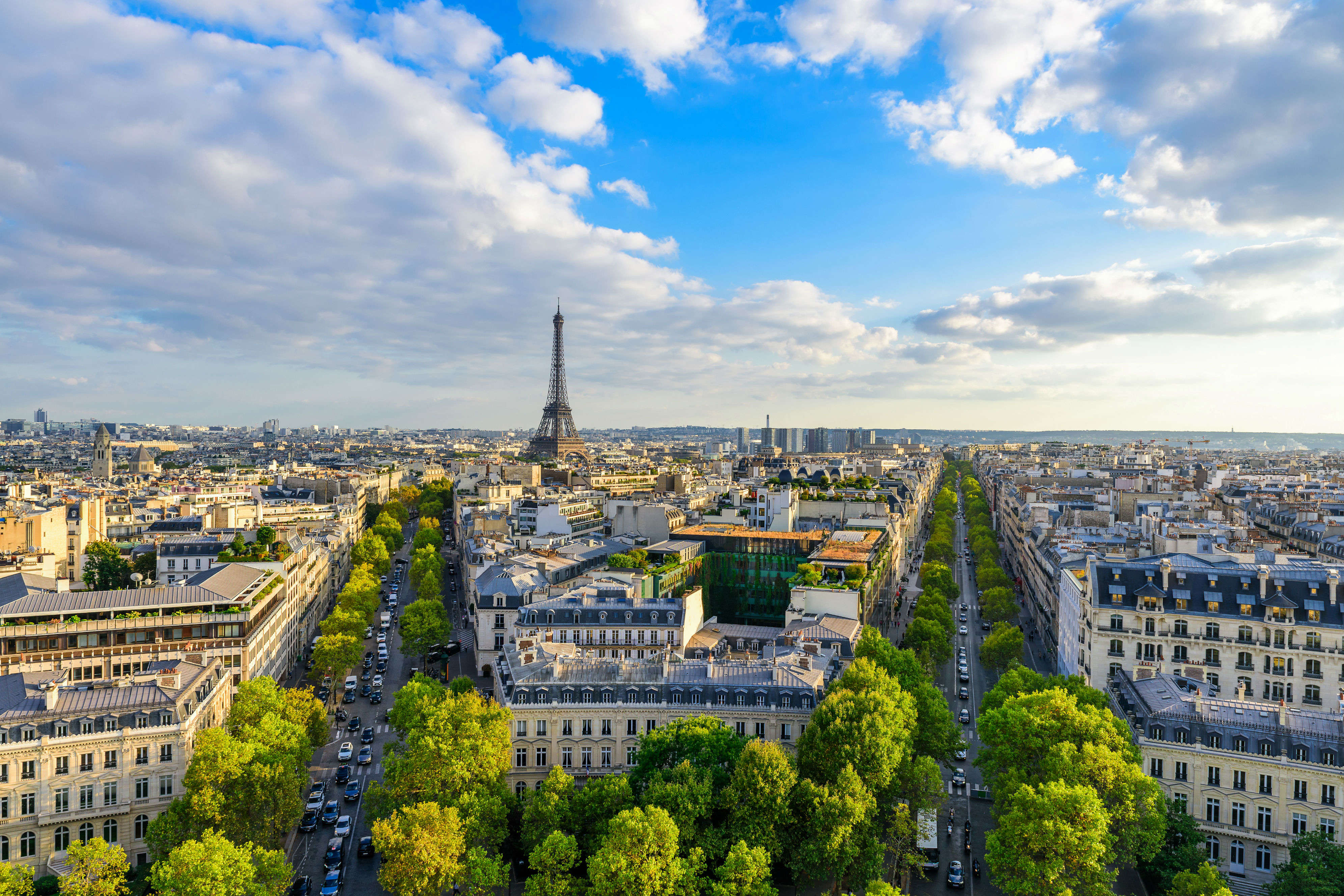 The Eiffel Tower Paris View Through An Open Window Wallpapers