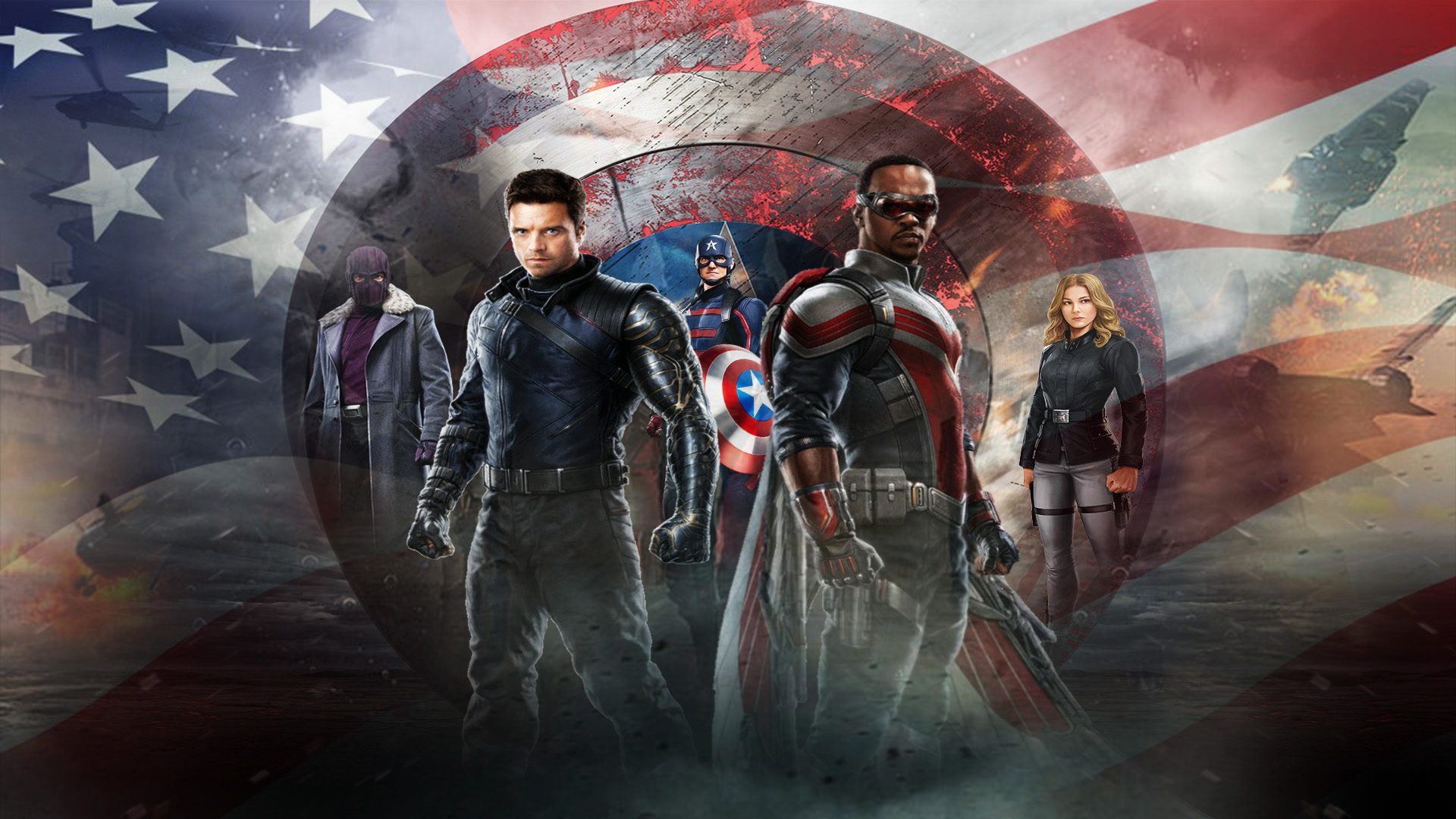 The Falcon And The Winter Soldier Disney Plus Wallpapers