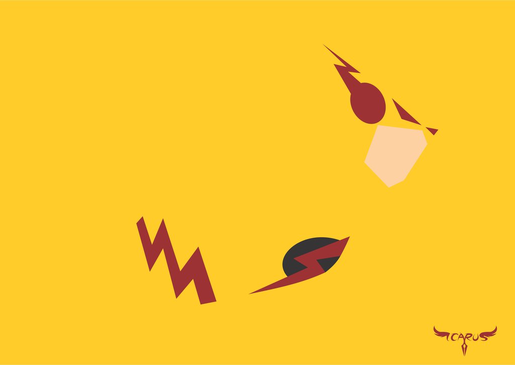 The Flash Minimalist Wallpapers