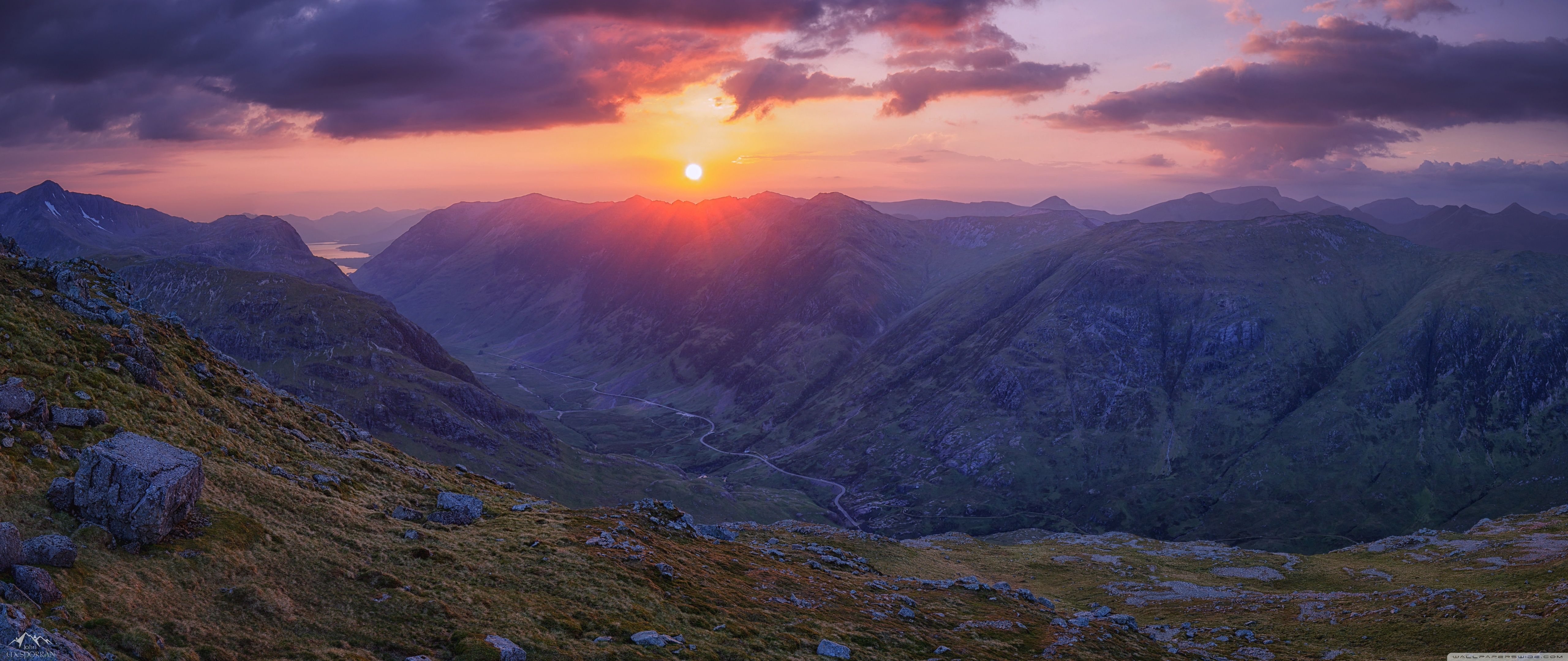 The Great Shepherd Of The Glens In Glencoe Wallpapers