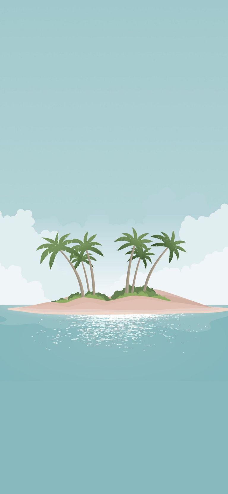 The Island Minimal Wallpapers