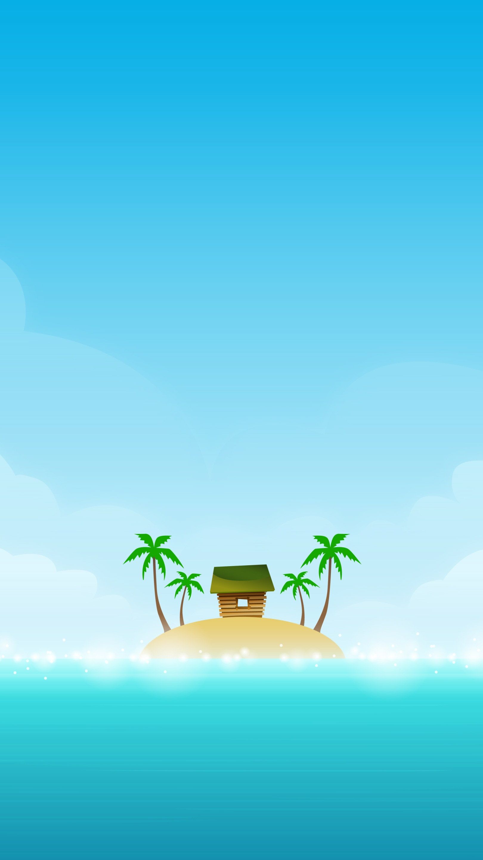 The Island Minimal Wallpapers