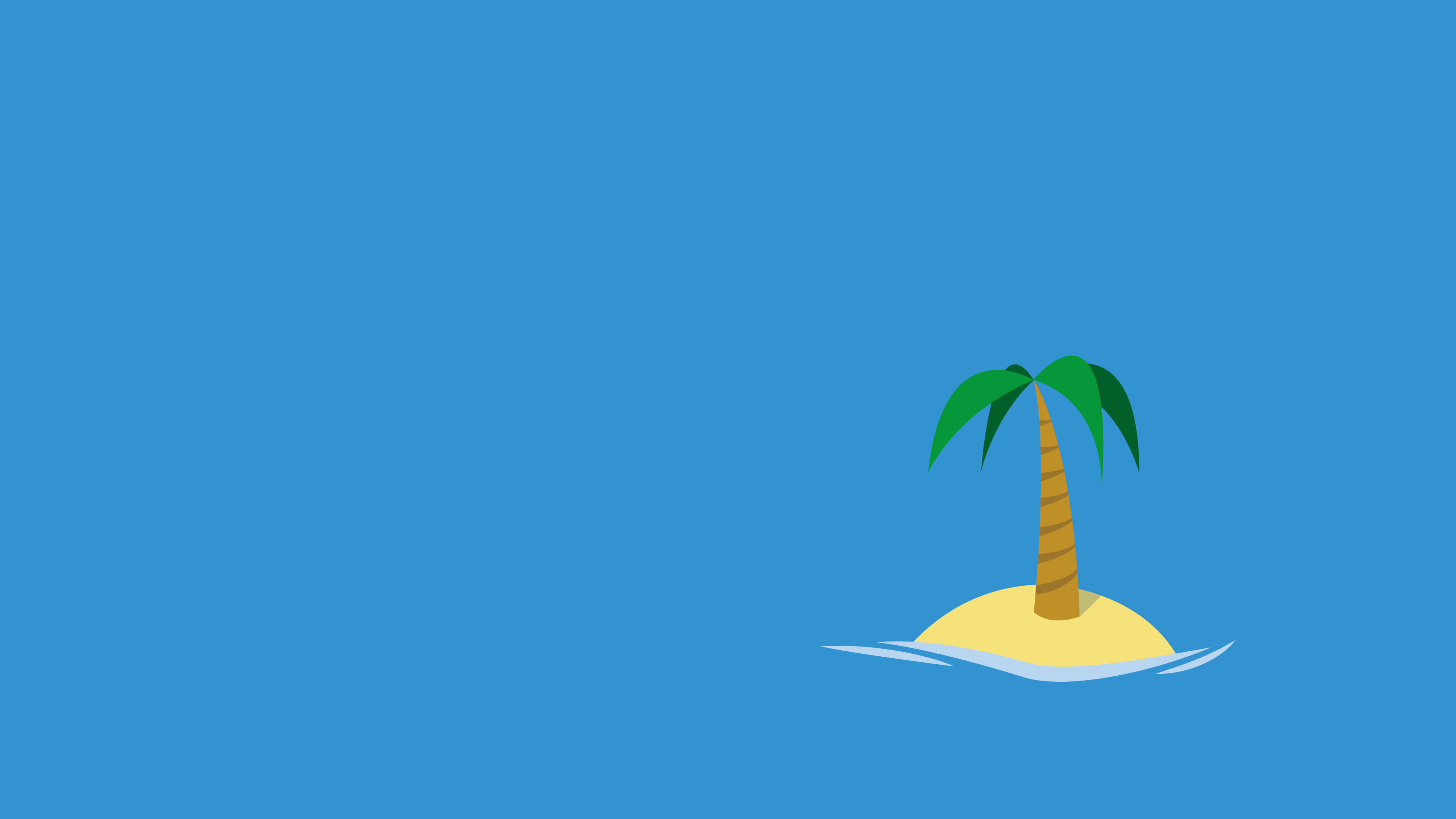 The Island Minimal Wallpapers