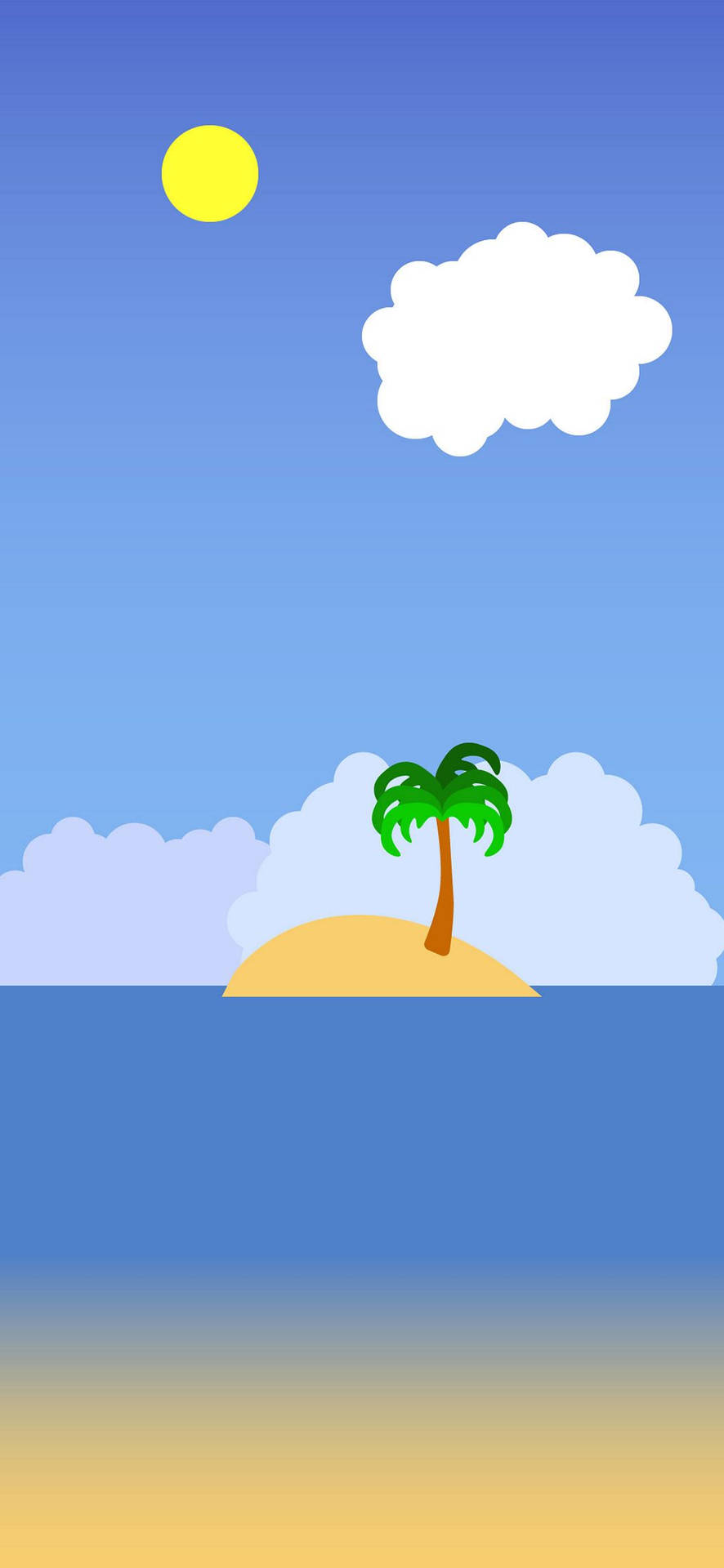 The Island Minimal Wallpapers